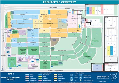 Arlington East Memorial Chapel Map .